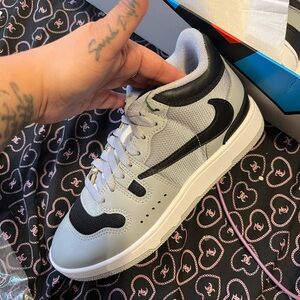 Men's Black and Gray Sneakers